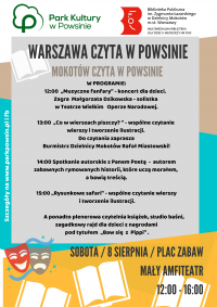 Warszawa czyta w Powsinie - Mokotów czyta w Powsinie