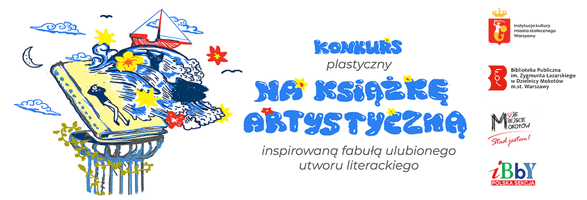 Grafika promująca konkurs plastyczny.