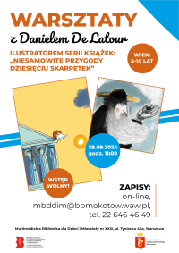 „Niesamowite przygody dziesięciu skarpetek” warsztaty z Danielem de Latour