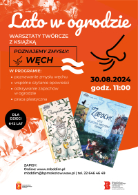 Lato w ogrodzie - warsztaty twórcze z książką