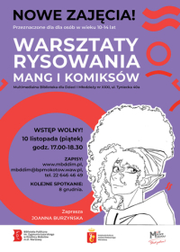 Warsztaty rysowania mangi i komiksów.